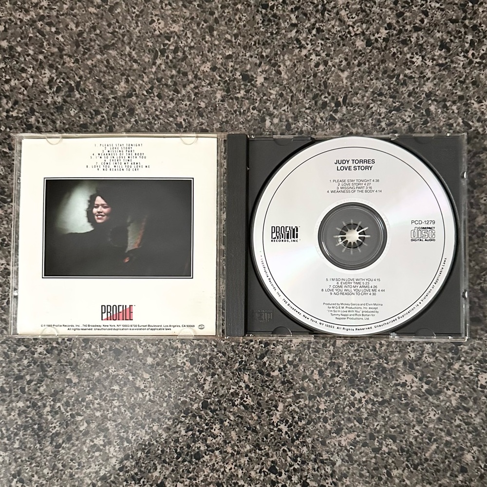 Judy Torres Love Story CD - Picture 3 of 4